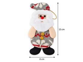 Adorno tela muñeco Papa Noel